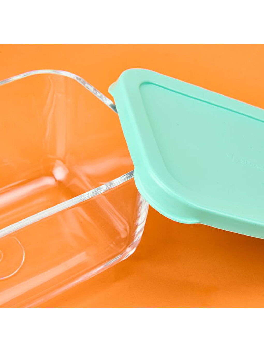 Karışık Snow Box Saklama Kabı - Şeffaf / Yeşil - 790 ml-2