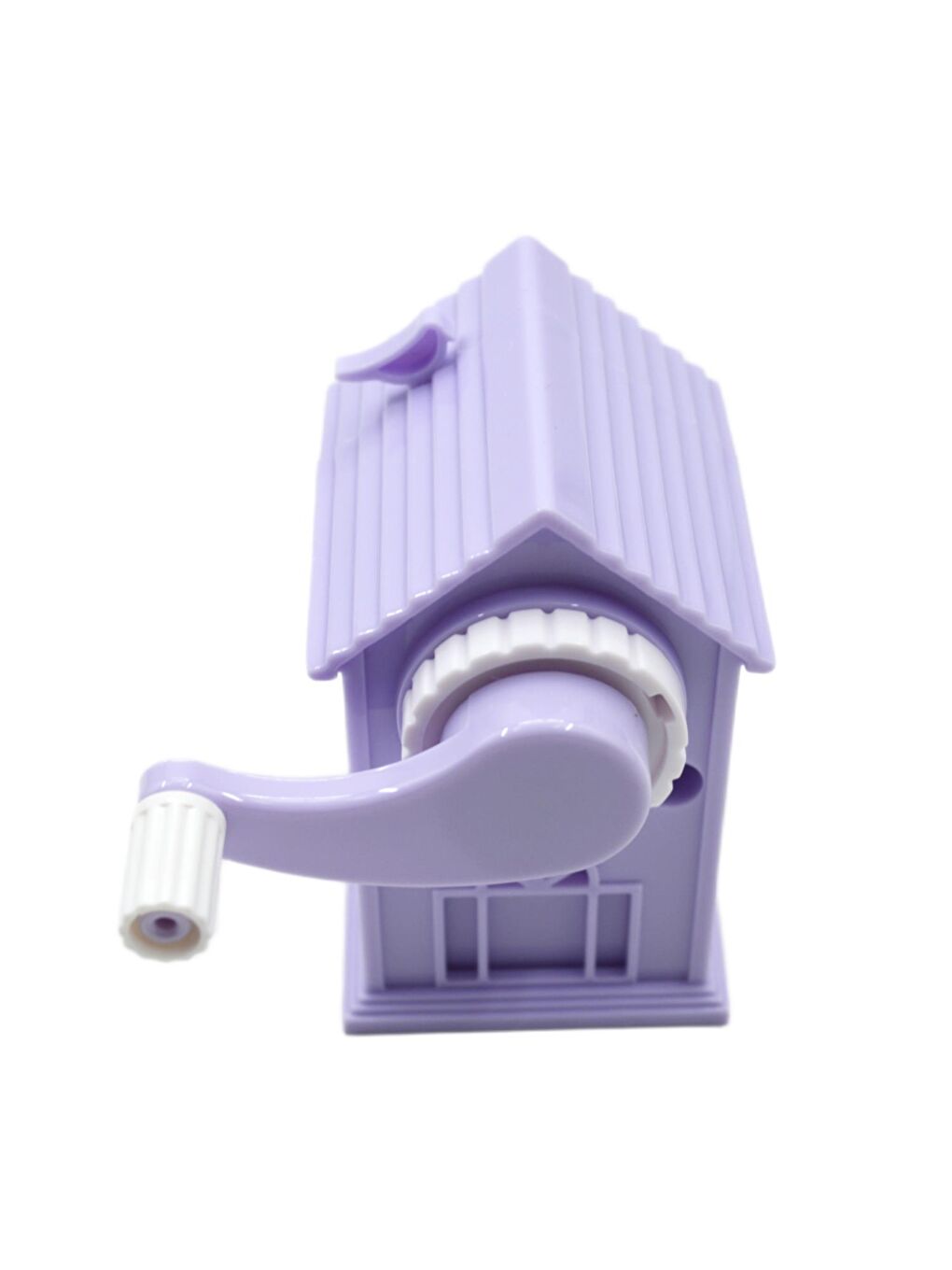 Dream Cabin Ev Şekilli Masaüstü Kollu Kalemtıraş Mor Panda 9605-2