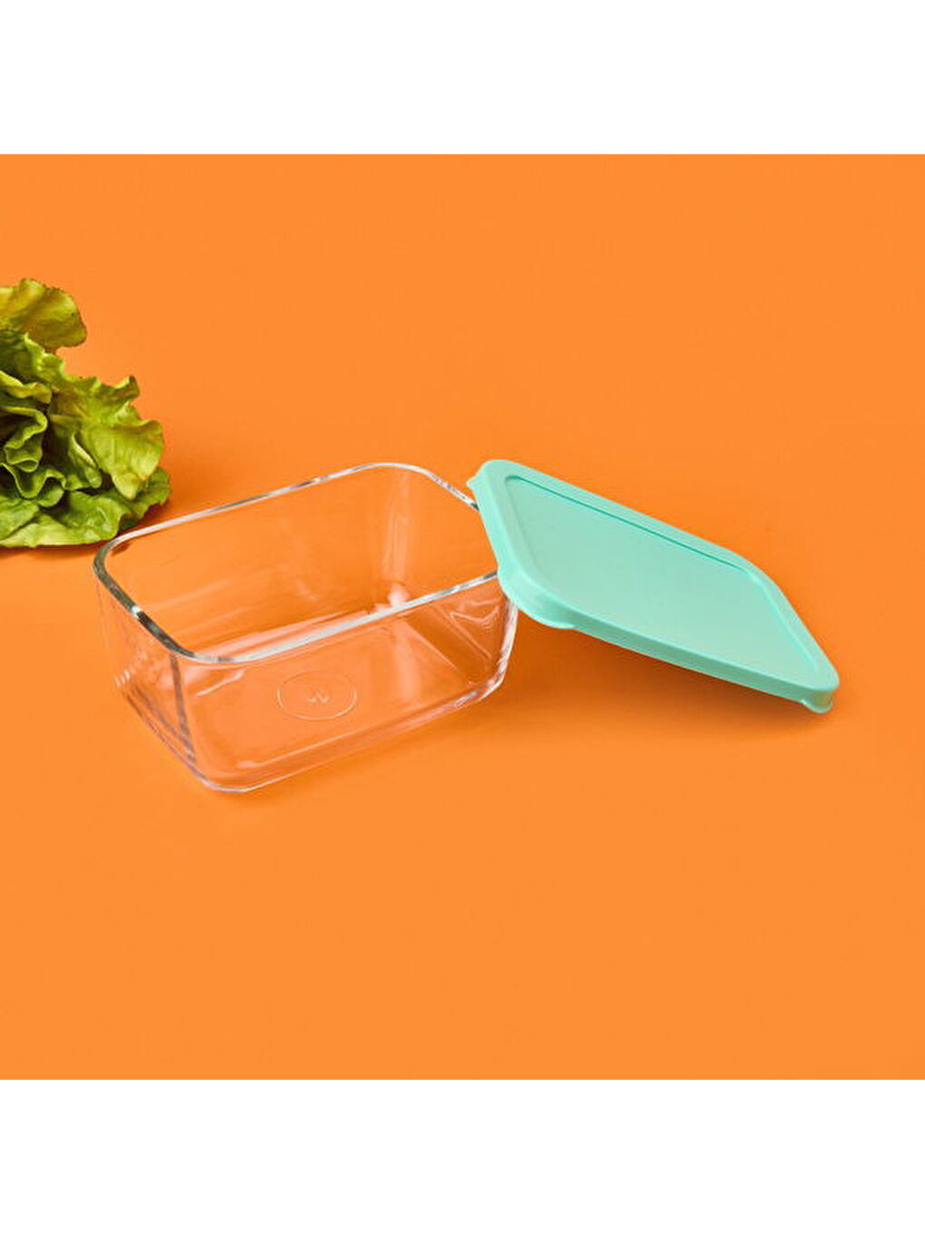 Karışık Snow Box Saklama Kabı - Şeffaf / Yeşil - 790 ml-4