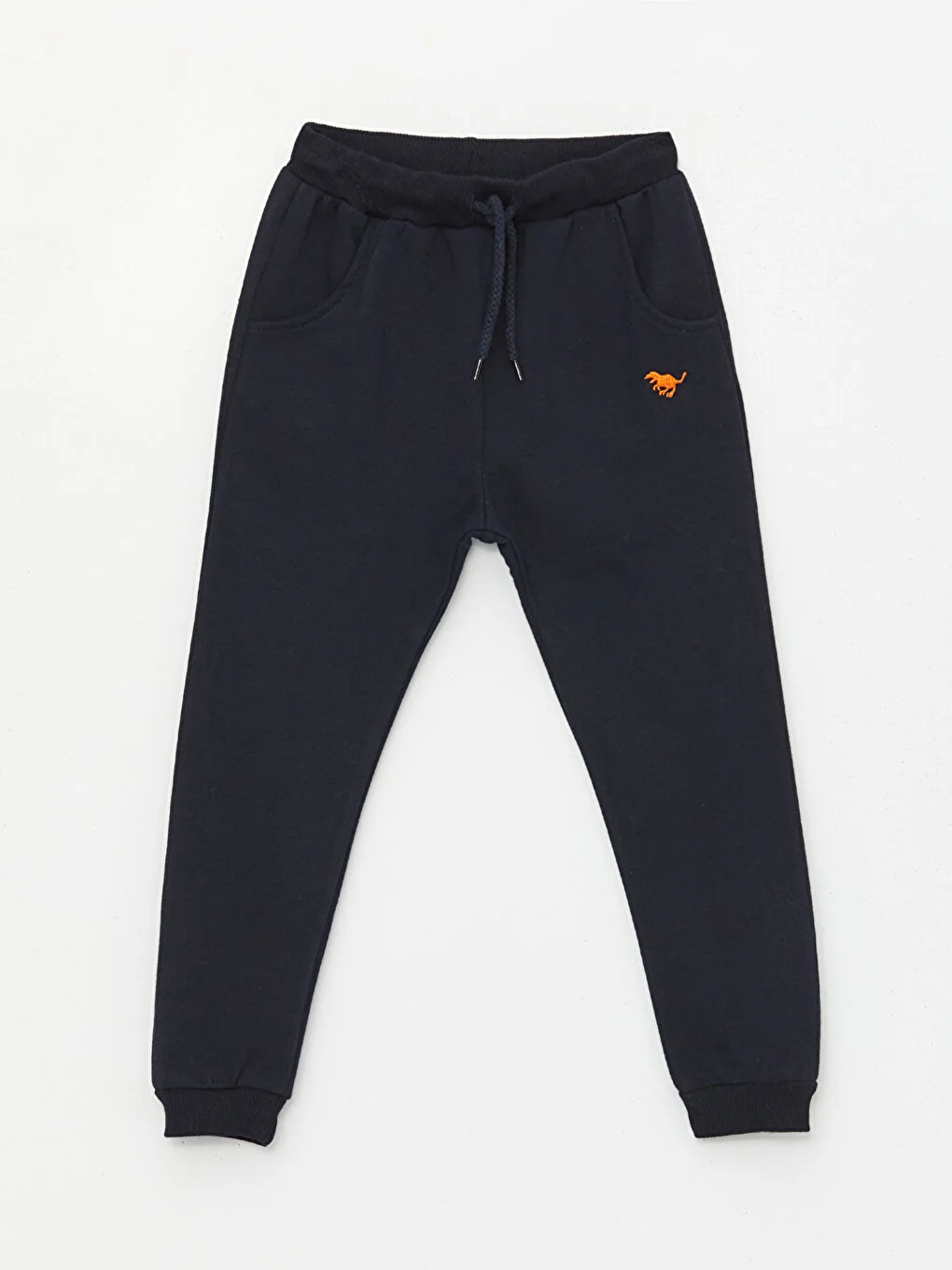 Lacivert Bisiklet Yaka Baskılı Erkek Bebek Sweatshirt ve Eşofman Alt 2'li-3