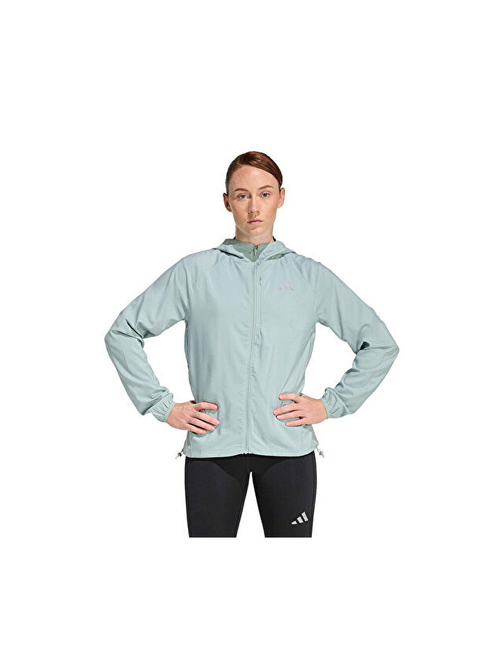 Run Ess Jkt W Kadın Koşu Ceketi Ka0255 Yeşil