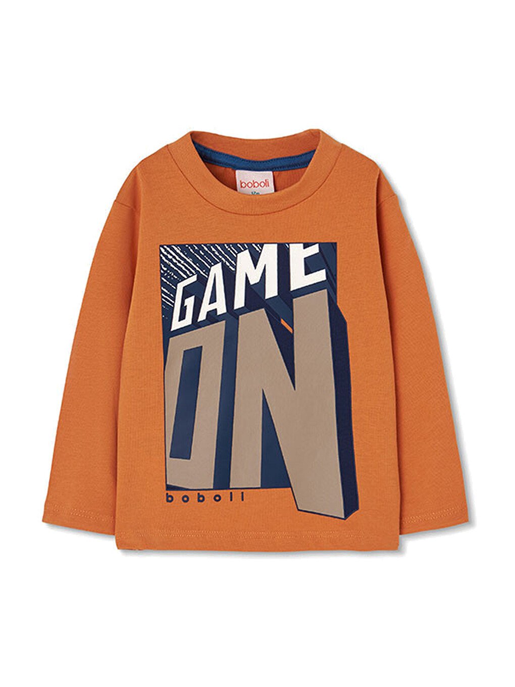Game On Desenli Tshirt 2 Yaş-6 Yaş Turuncu