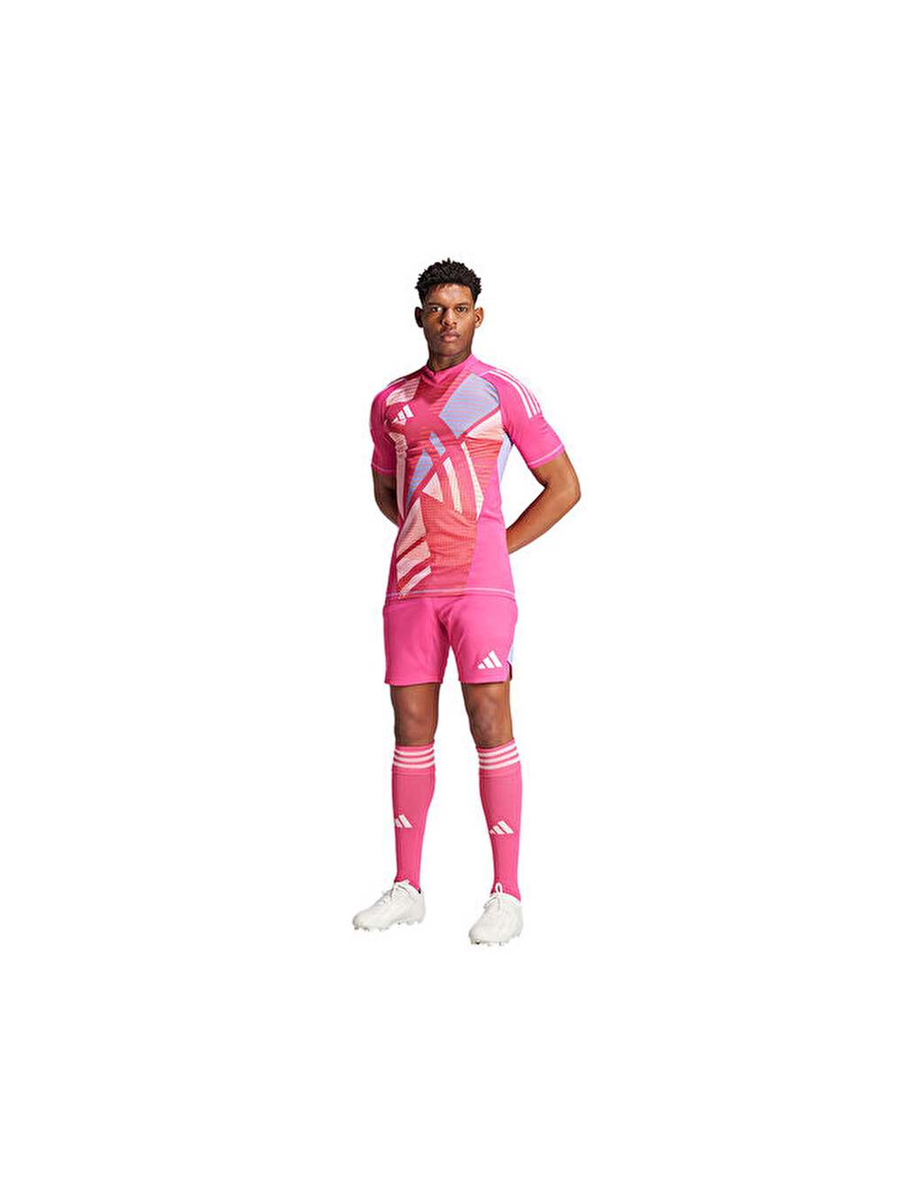 T24 P Gk Sho Erkek Futbol Kaleci Şortu Is5338 Pembe-3