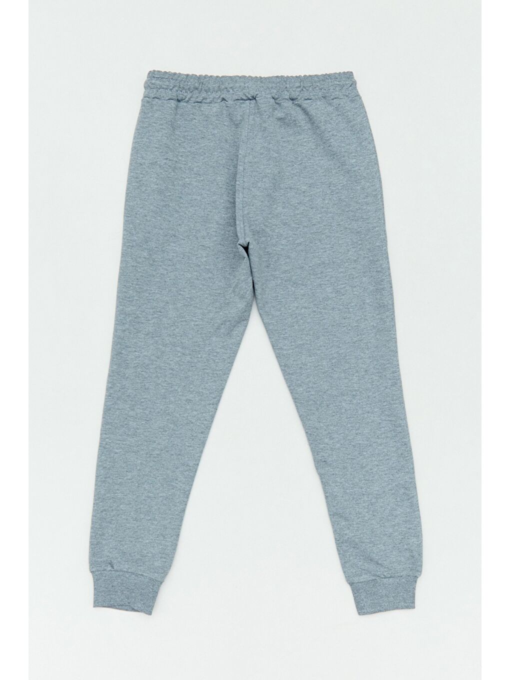 Gri Beli Lastikli Cebi Armalı Jogger Erkek Çocuk Eşofman Altı-1