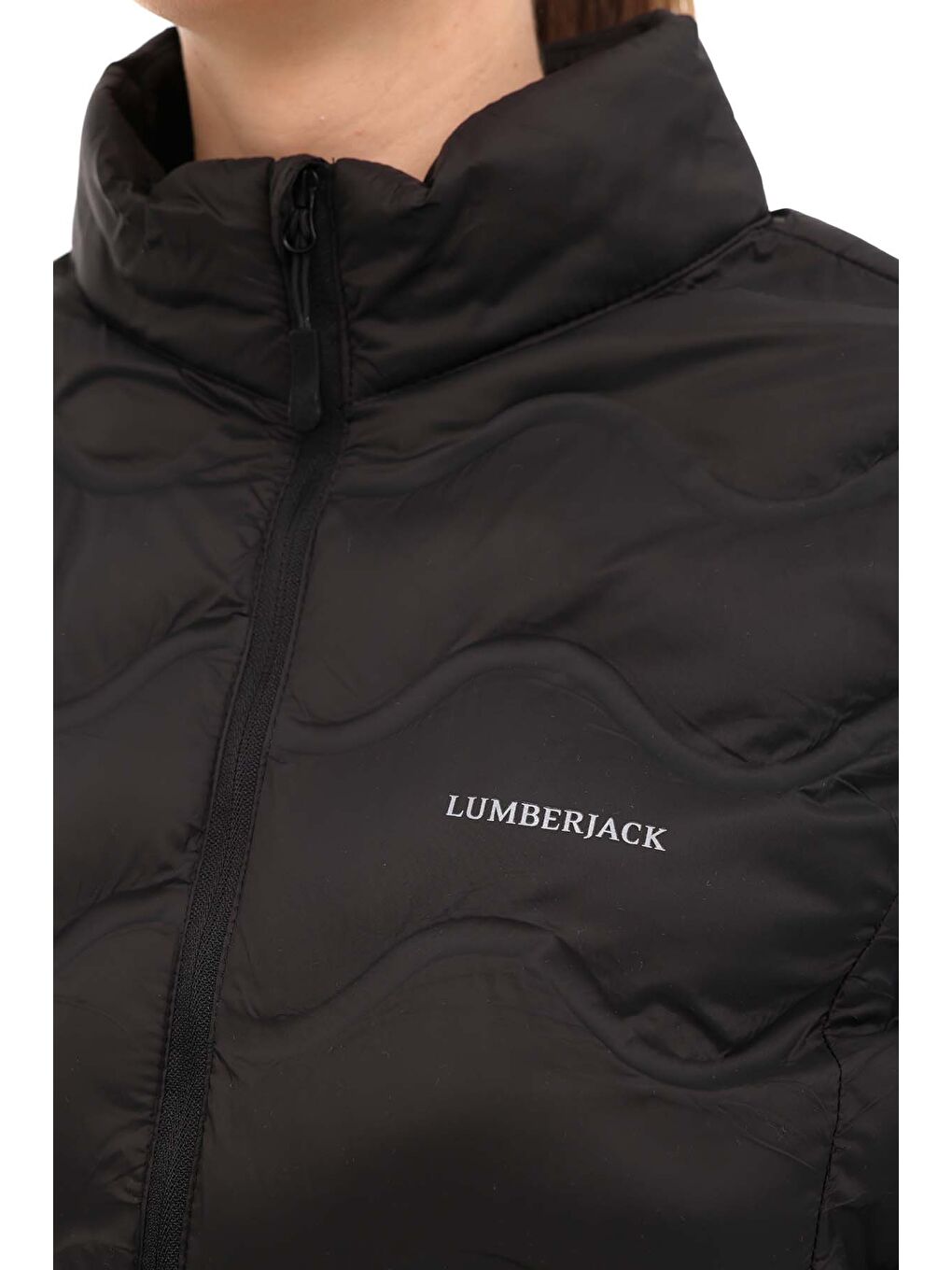 WL 1STAR 5PR Siyah Kadın İnce Mont-3