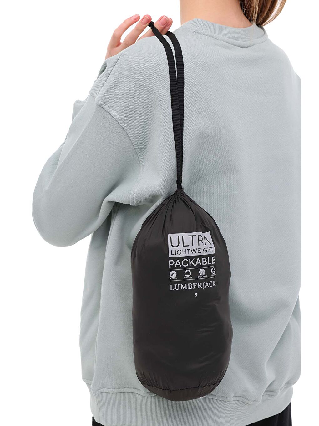 WL 1STAR 5PR Siyah Kadın İnce Mont-4