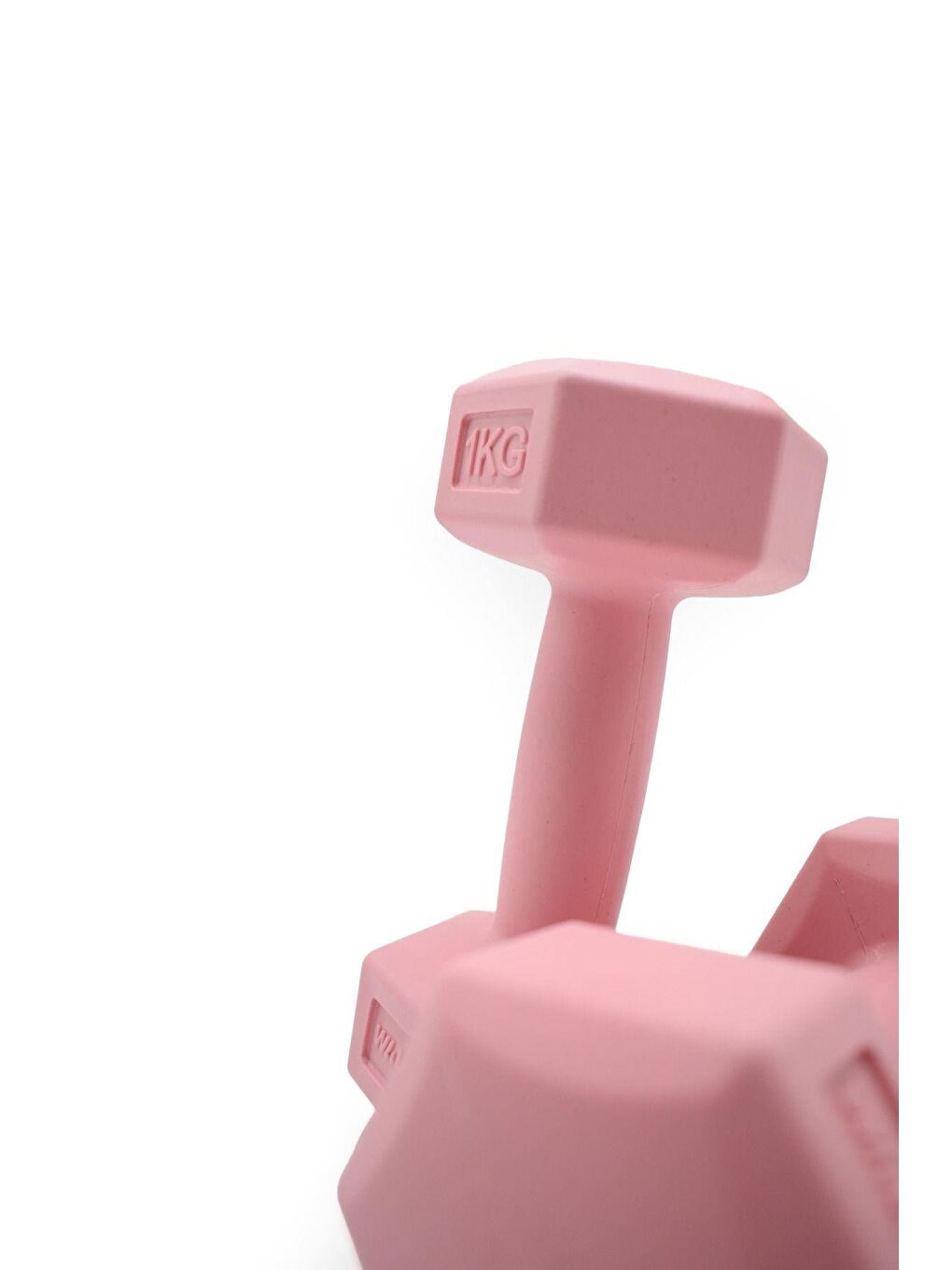 1 Kg x 2 Adet Köşeli Fuşya Plastik Dambıl Ağırlık Seti-2