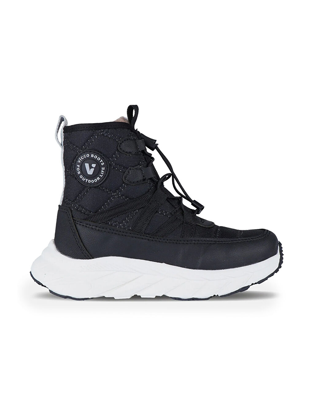 Siyah Vaca Cırtlı Erkek Çocuk Kar Botu 943.24K.465