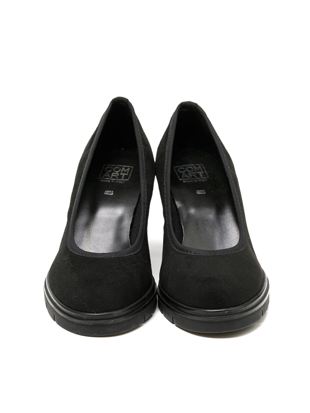 Siyah Kadın Topuklu / Stiletto 483700 3700 Camoscio Nero-2