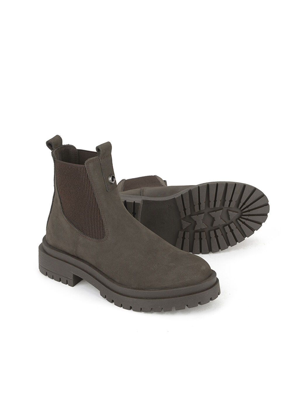 Kahverengi Kadın Hakiki Deri Bot 153359Z3102 Kahve-3