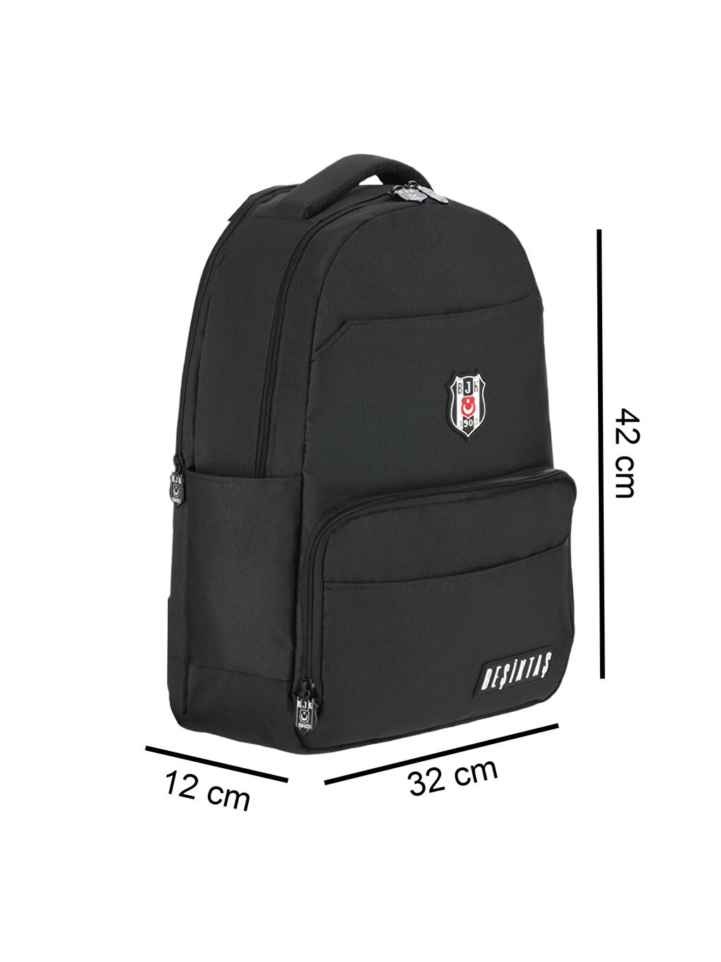 Laptop Bölmeli 3 Bölmeli Voyager Okul Sırt Çantası Siyah (25330)-1