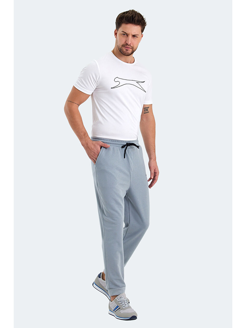 SLAZENGER ONIONIX I Erkek Eşofman Altı Gri - 6