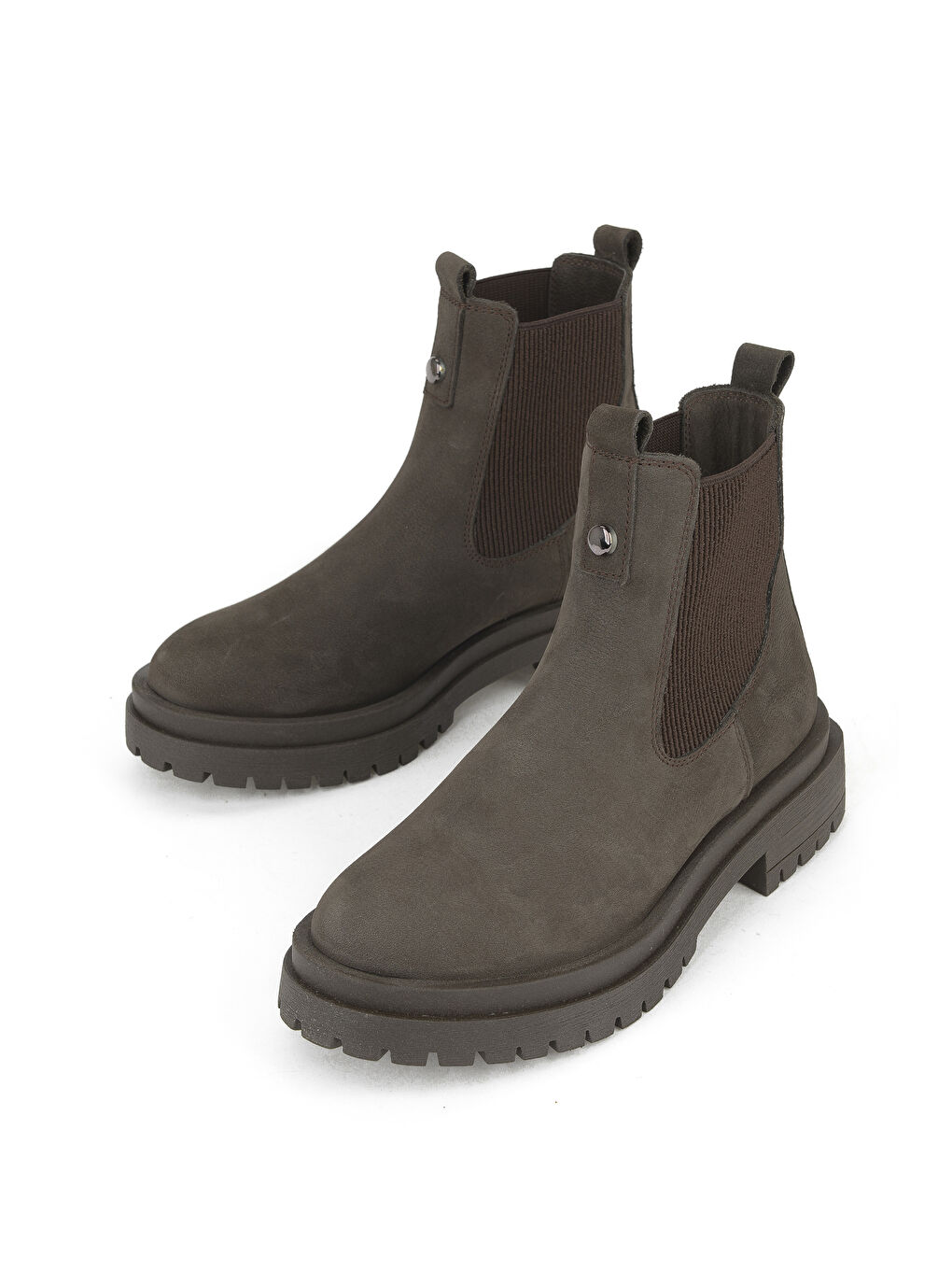 Kahverengi Kadın Hakiki Deri Bot 153359Z3102 Kahve-4