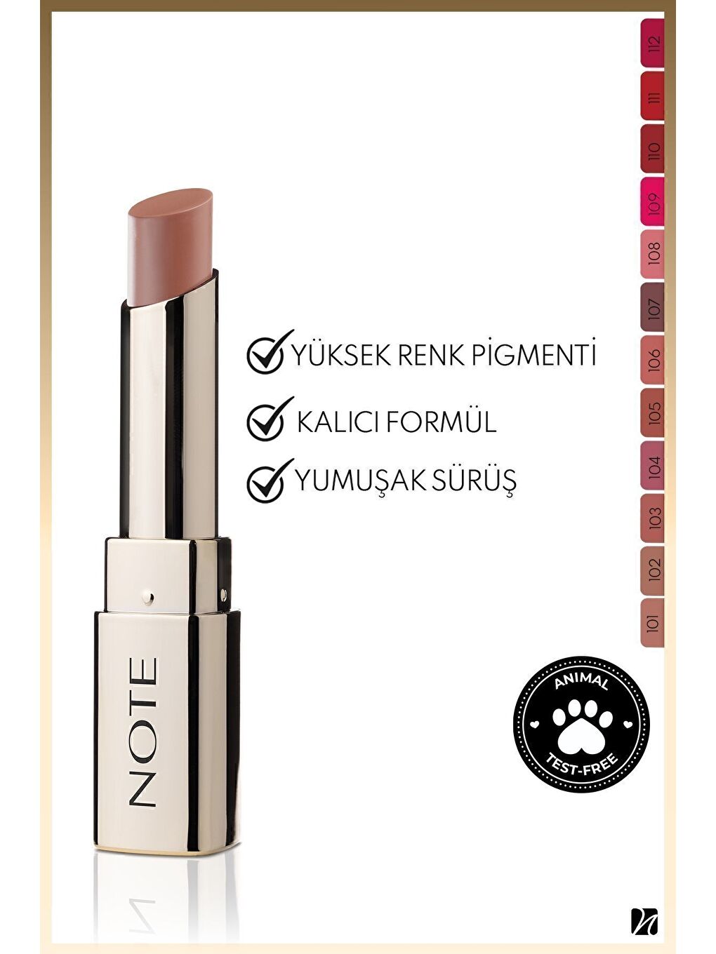 Iconic Matte Lipstick Kalıcı Mat Ruj 102 Soulmate - Nude-1