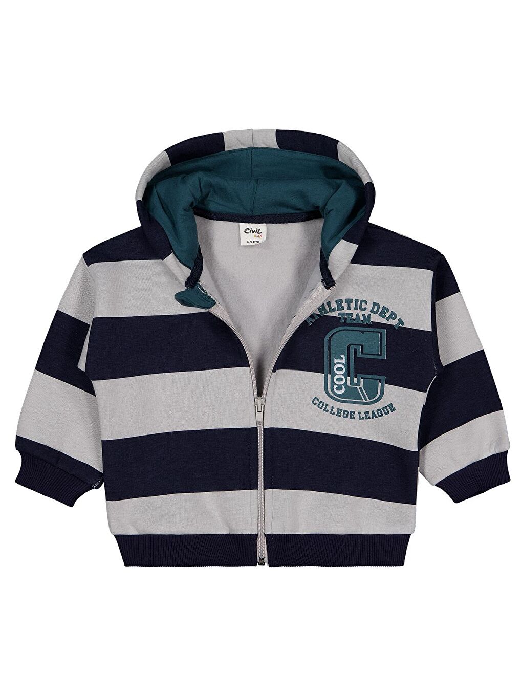 Baby Çizgili 6-18 Ay Hırka - Lacivert 12-18 Ay-2