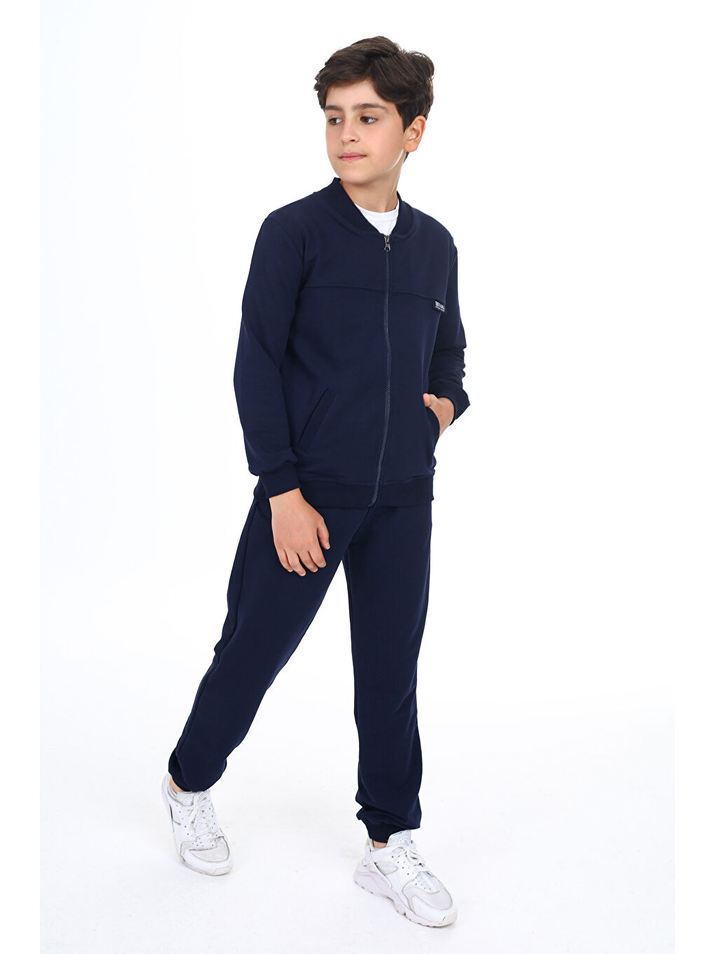 Lacivert Erkek Çocuk Okul Eşofman Takım-1