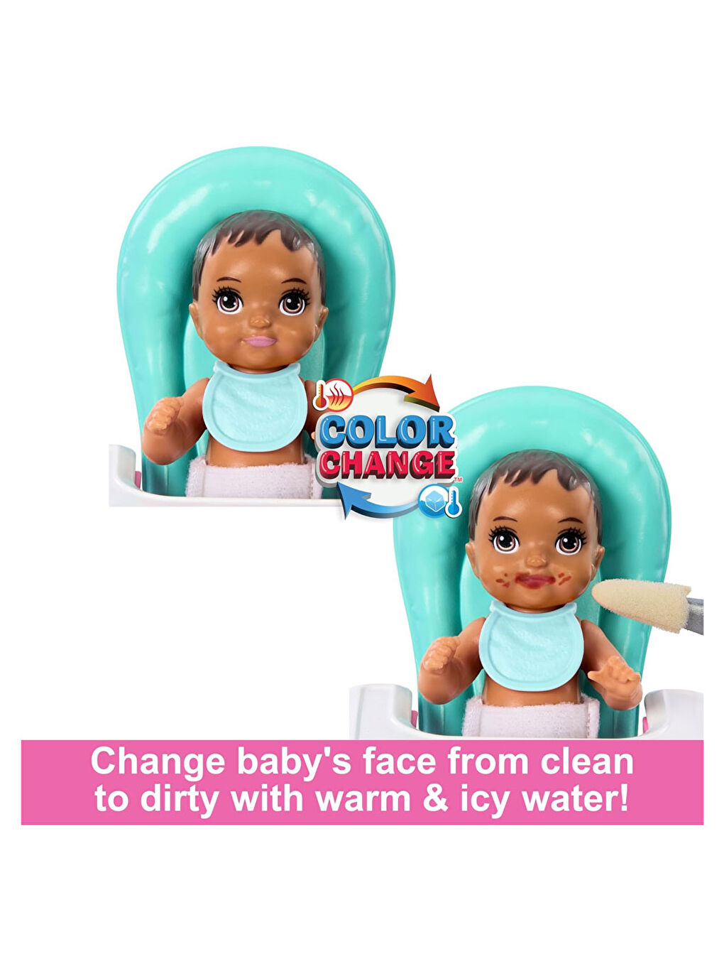 Barbie Bebek Bakıcısı Bebeği ve Aksesuarları Oyun Setleri FHY97-HTK34-2