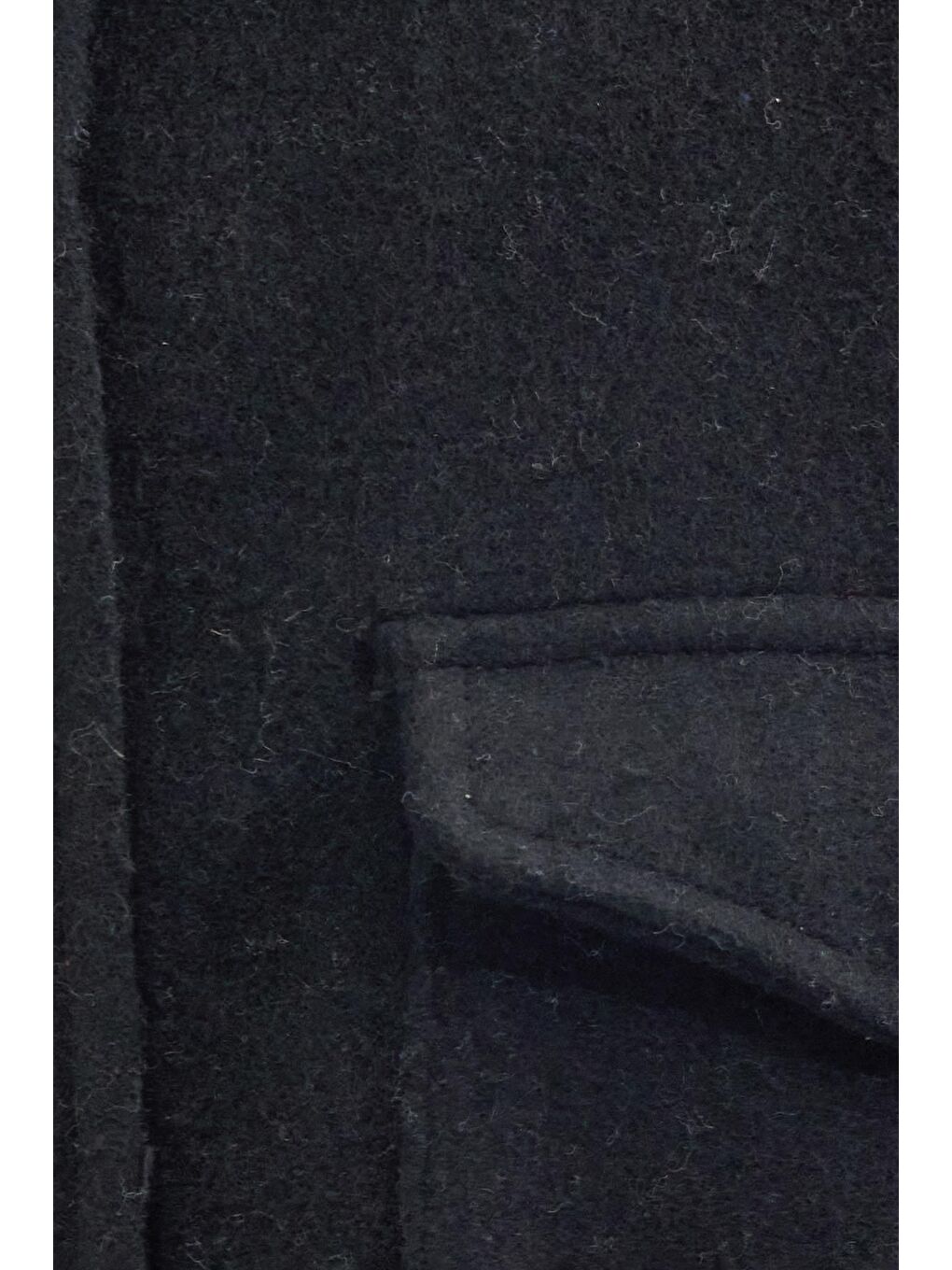 Erkek Slim Fit Tek Cep Kapaklı Düz Oduncu Spor Siyah Gömlek-5