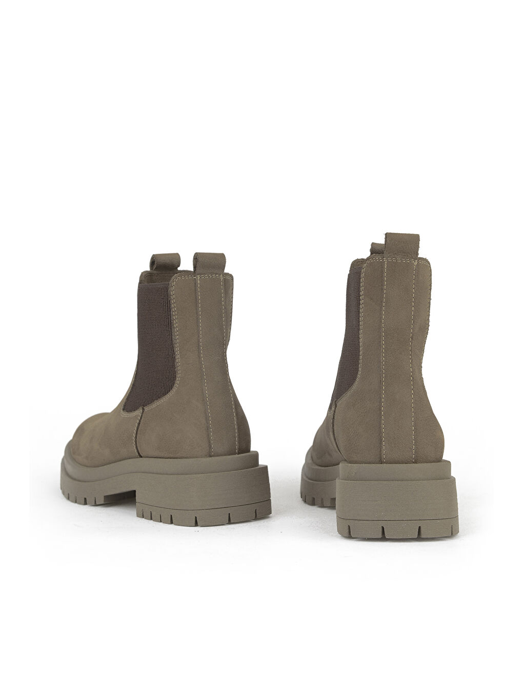 Bej Kadın Hakiki Deri Bot 153359Z3102 Vizon-2