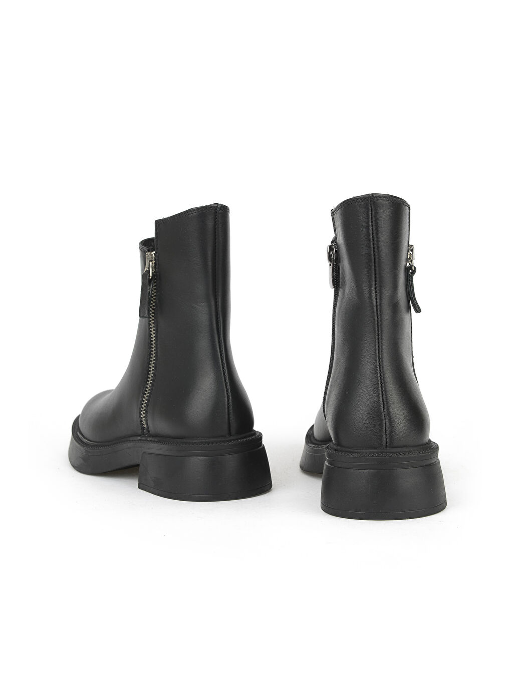 Kadın Hakiki Deri Bot 153359Z343 Siyah-2