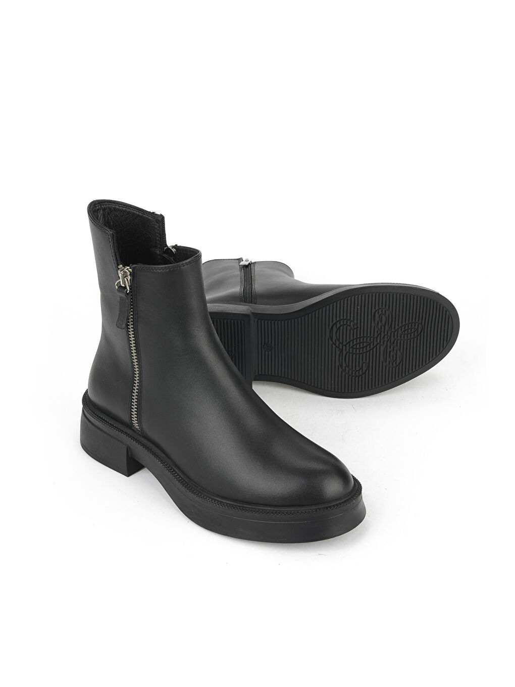 Kadın Hakiki Deri Bot 153359Z343 Siyah-3