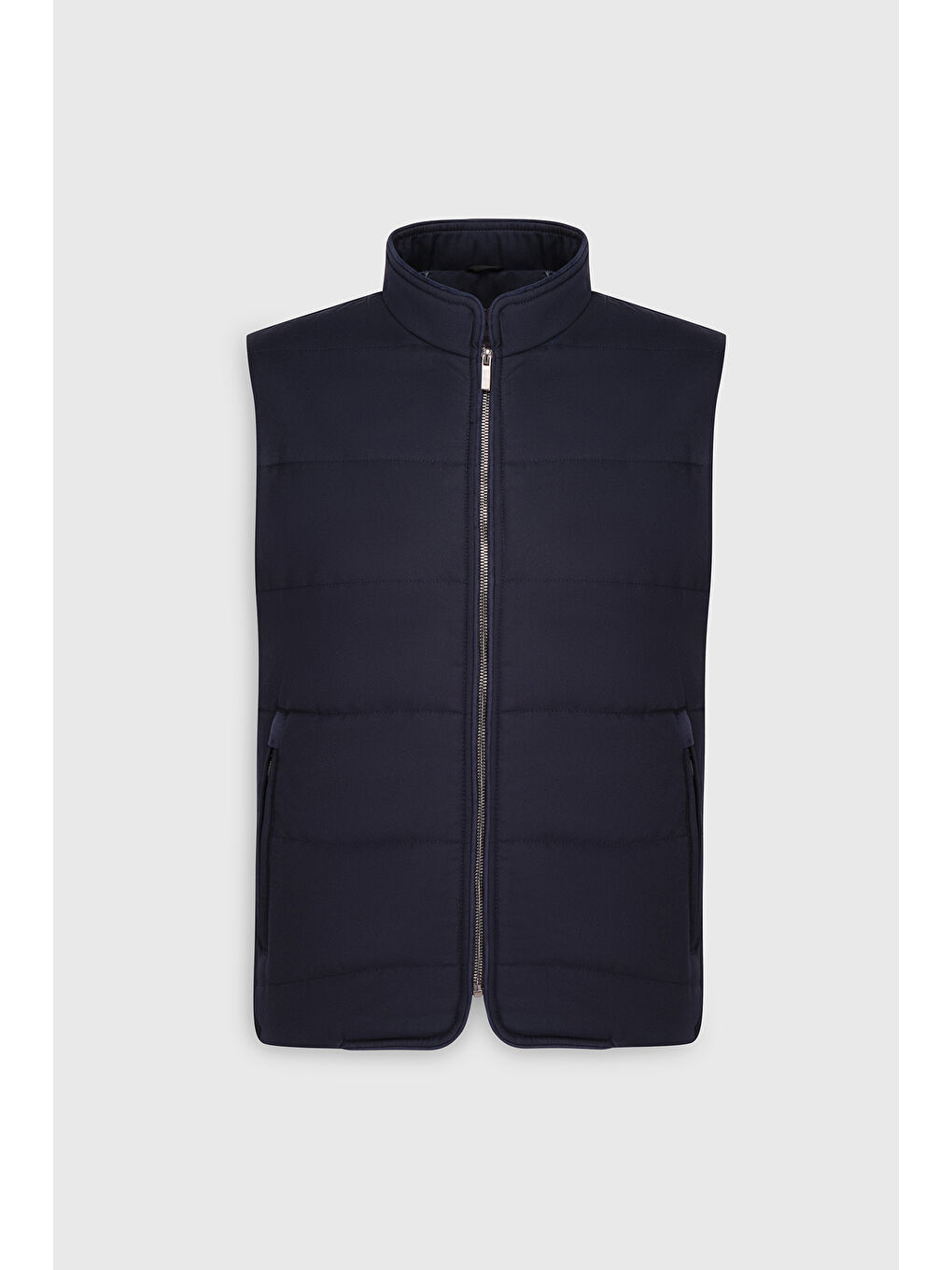 Erkek Lacivert Standart Fit Normal Kesim Yelek-6