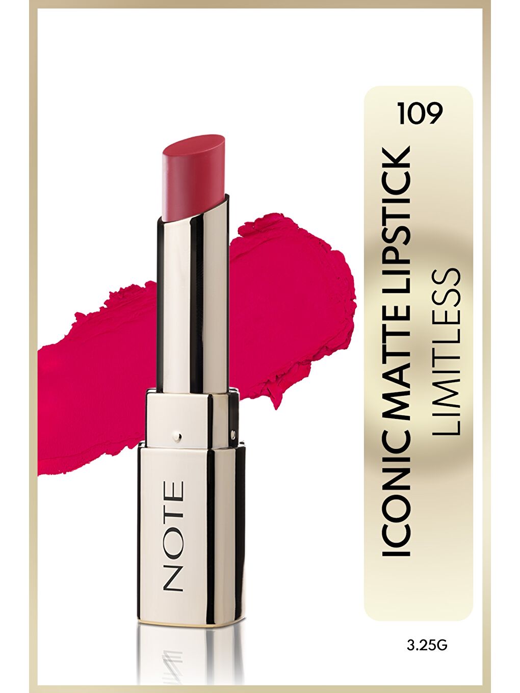 Iconic Matte Lipstick Kalıcı Mat Ruj 109 Limitless Kalıcı Mat Ruj - Pembe