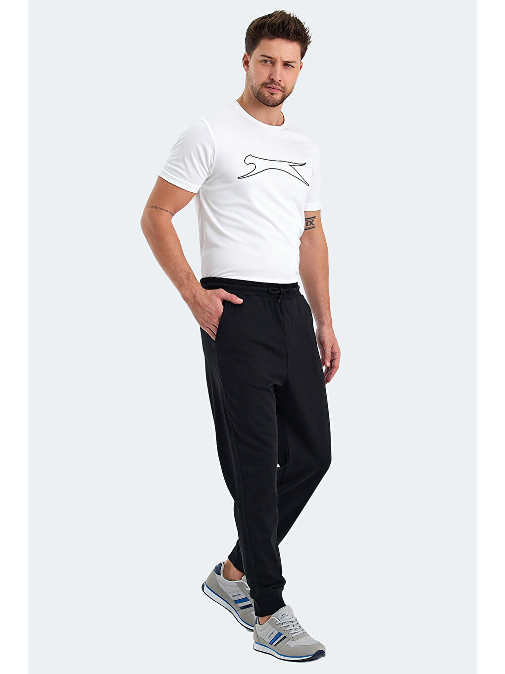 SLAZENGER ONIONIX I Erkek Eşofman Altı Siyah - 6