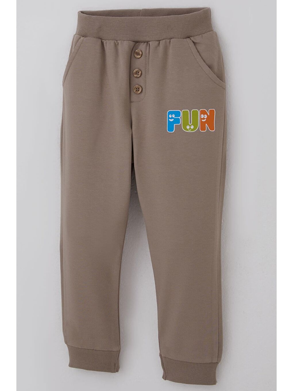 Bej Erkek Çocuk Eşofman Takımı Eğlence Temalı Zebra Macerası Taş (1.5-5 Yaş)-6