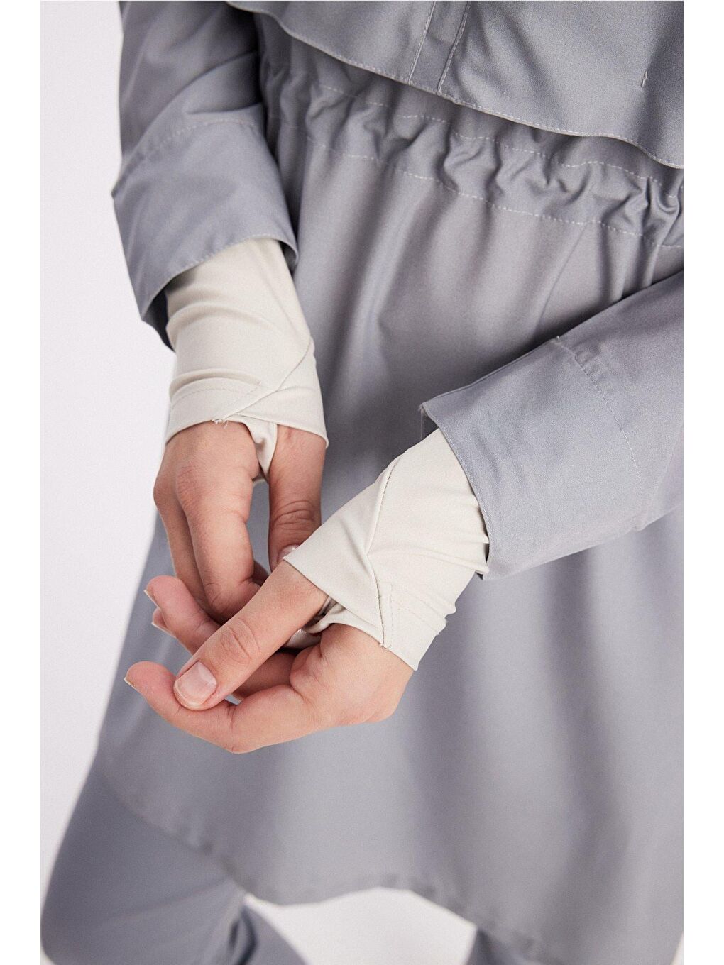 Turkuaz Performans Serisi Açık Mavi 5 Parça Tam Tesettür Mayo Takımı 2019-1