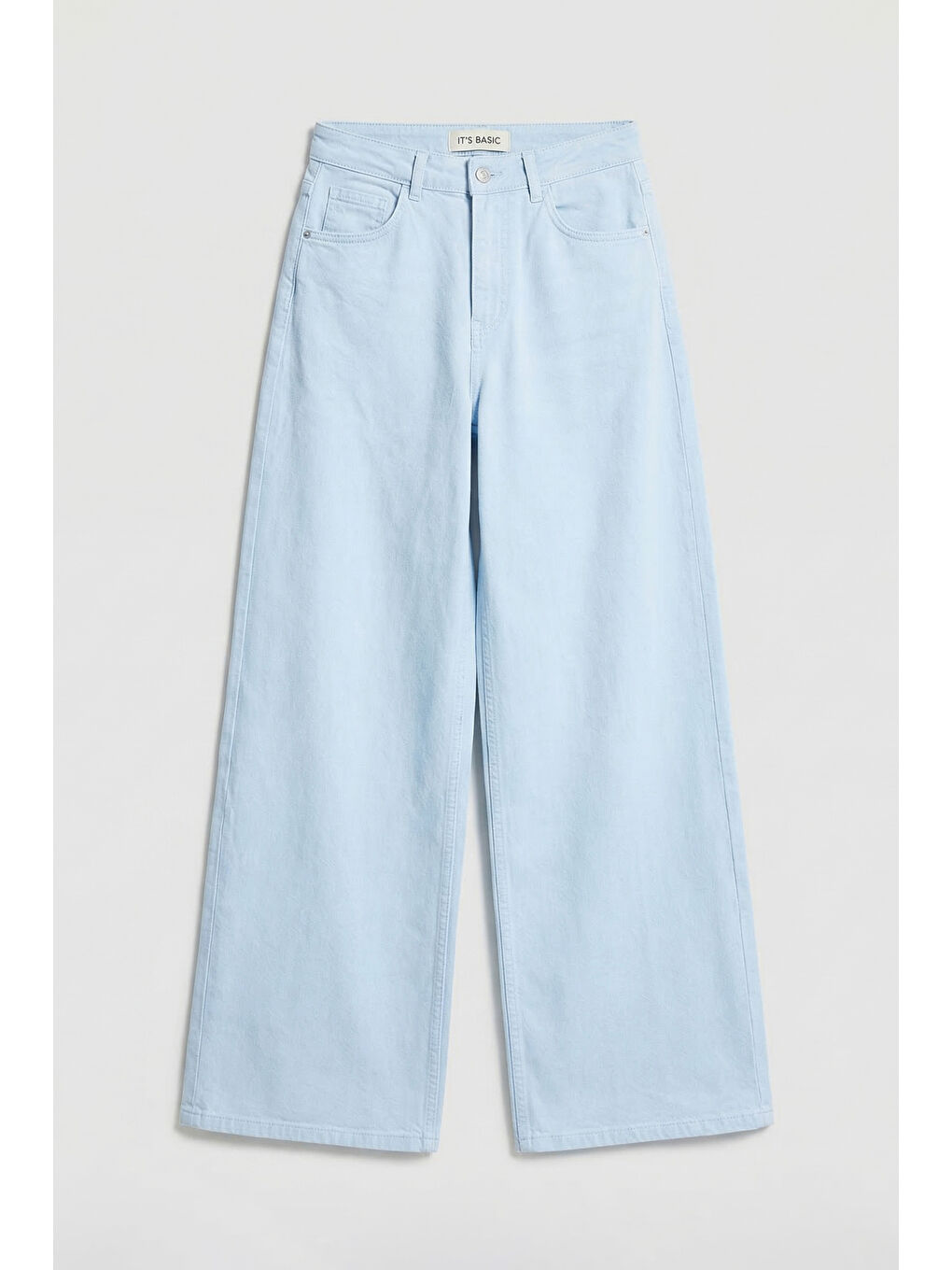 Kadın Bebe Mavisi 6s6-103 palazzo Fit Elastan Kumaş Denim Jean-2