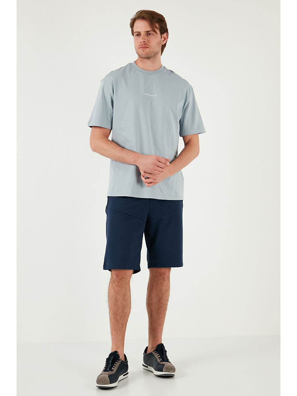 İndigo Belden Bağlamalı Pamuklu Cepli Regular Fit Erkek Short 5908047