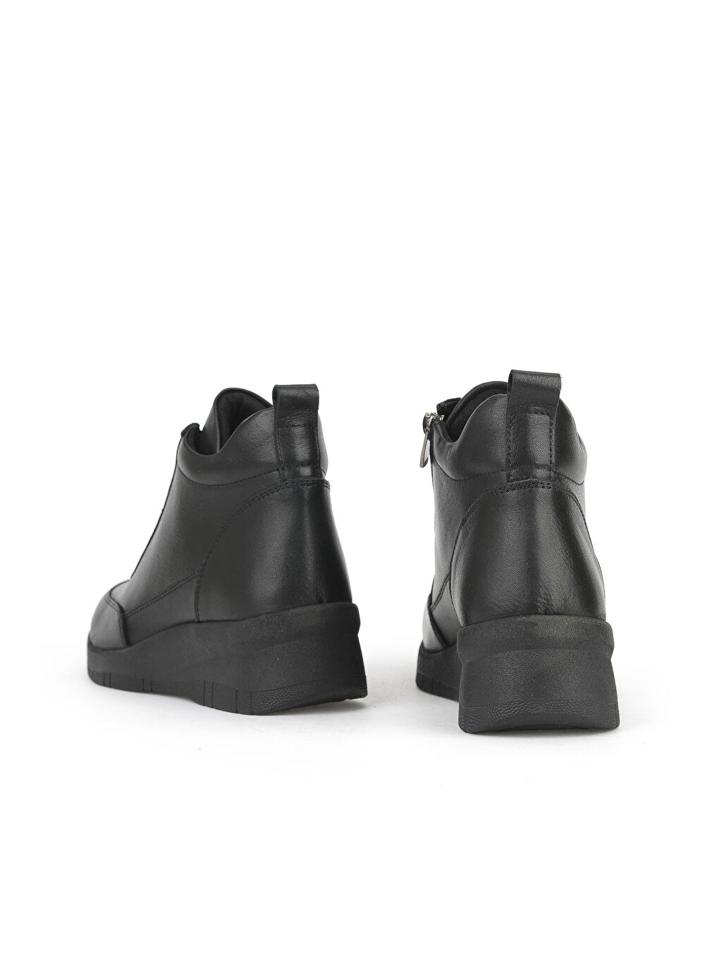 Kadın Hakiki Deri Bot 153359Z375 Siyah-2