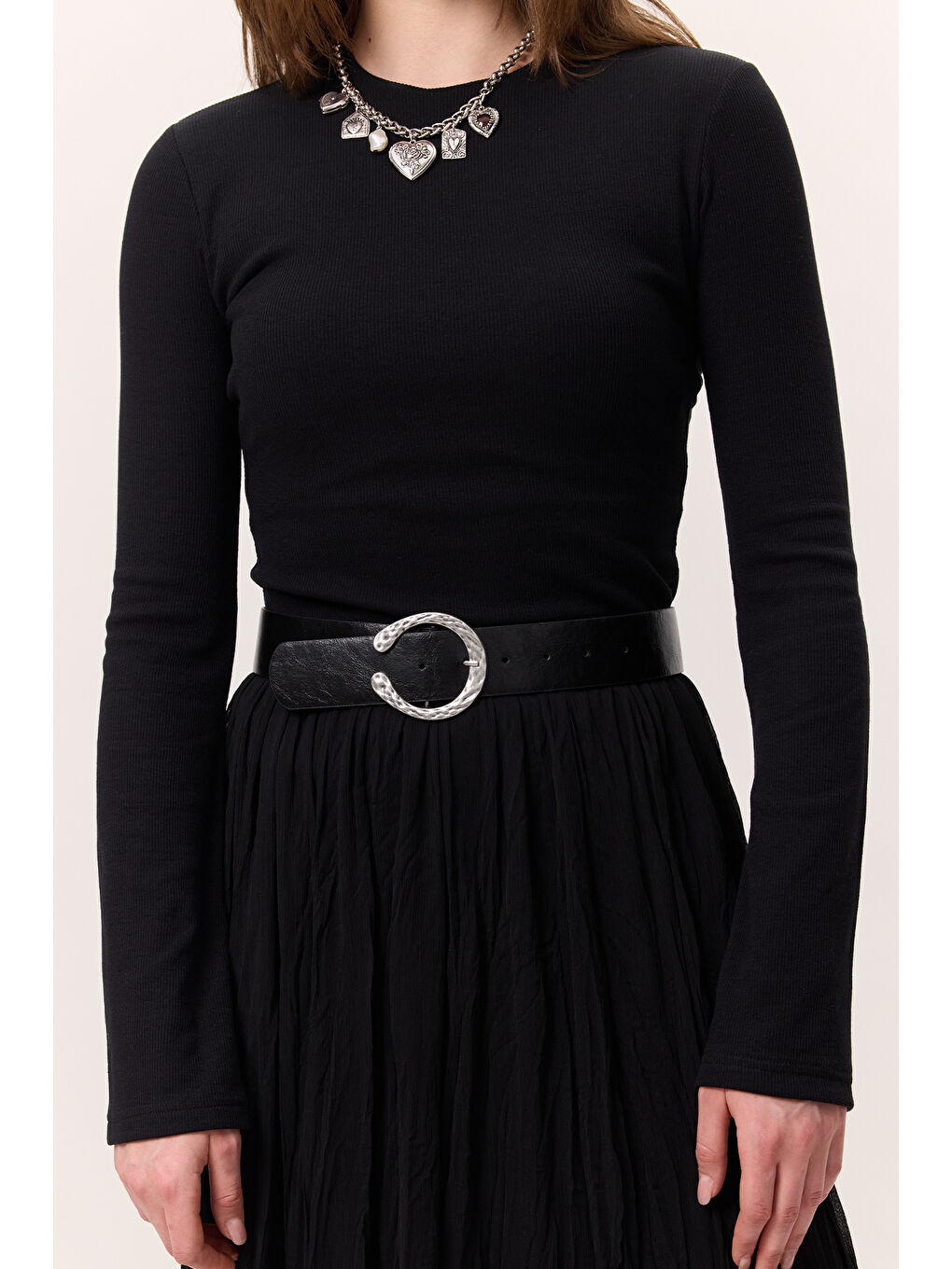 Evaze Kollu Body Siyah-3