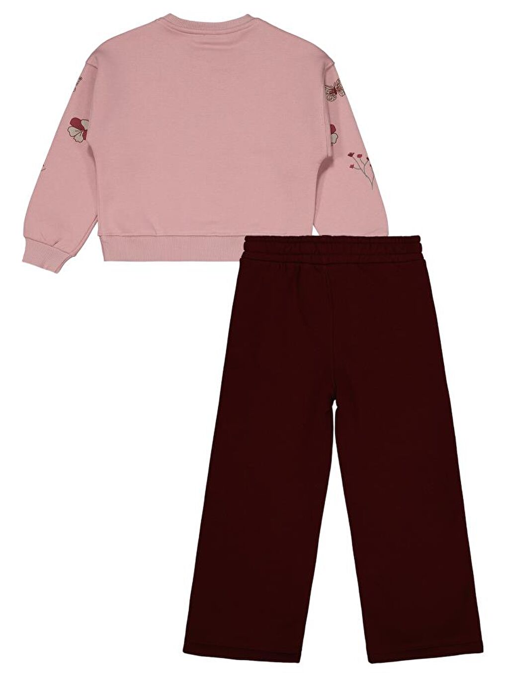 Pembe Girls Positive Baskılı 6-9 Yaş Eşofman Takımı-2