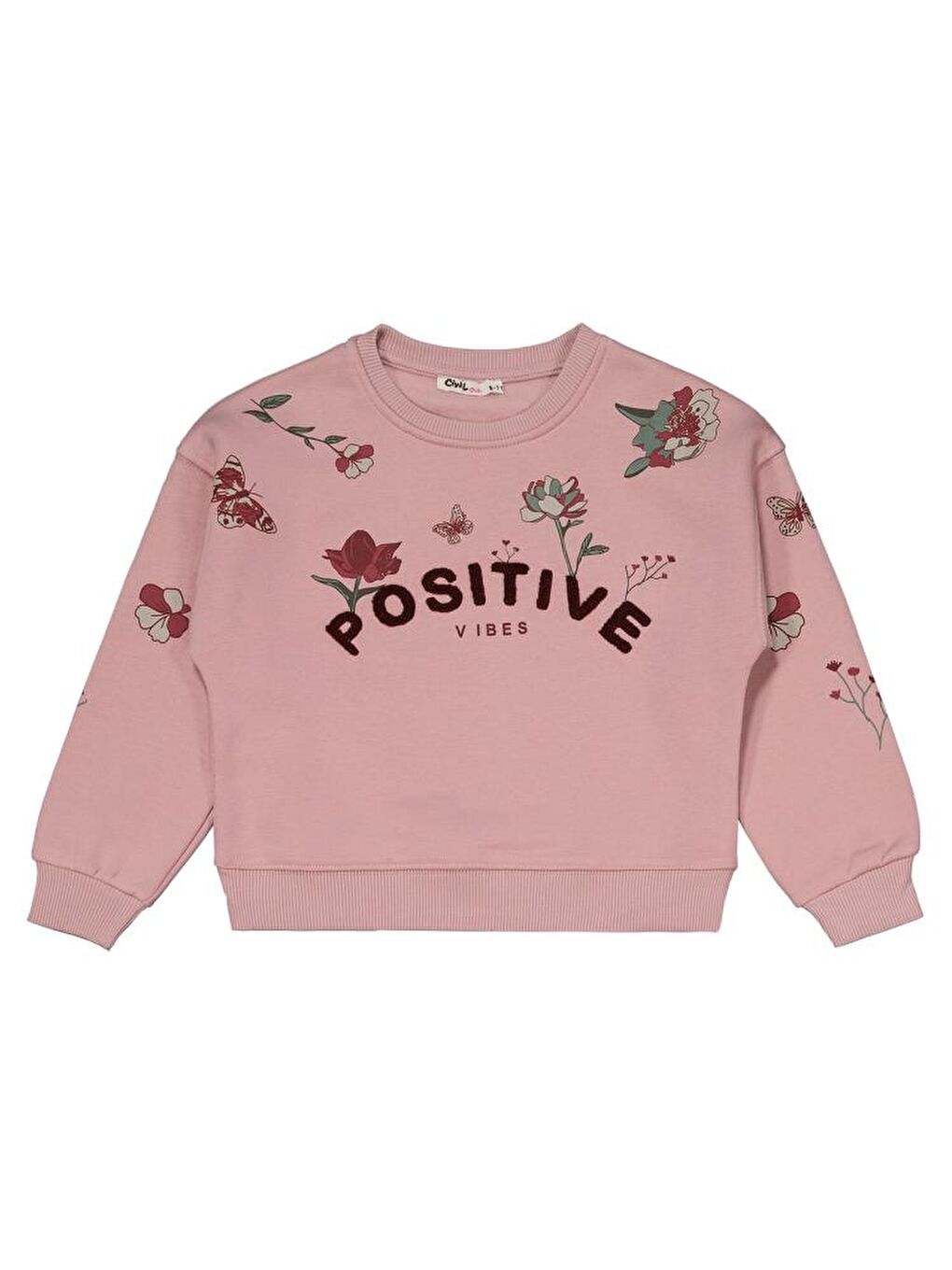 Pembe Girls Positive Baskılı 6-9 Yaş Eşofman Takımı