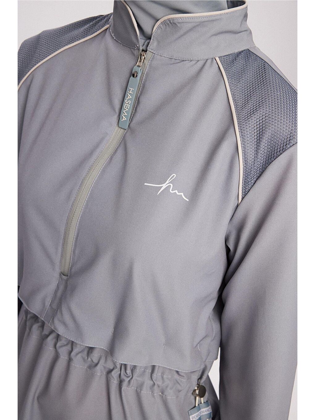 Turkuaz Performans Serisi Açık Mavi 5 Parça Tam Tesettür Mayo Takımı 2019-6