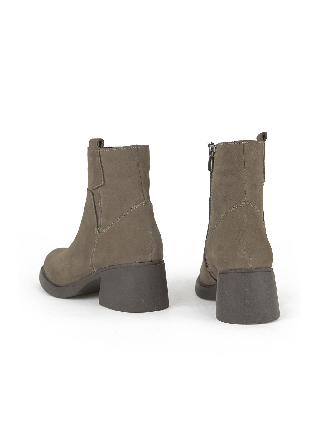 Bej Kadın Hakiki Deri Bot 153359Z623 Vizon-2