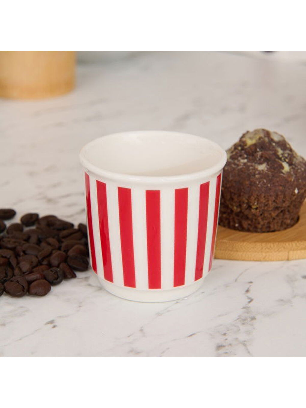 Kitchen Have Fun Espresso Fincanı - Kırmızı - 80 ml