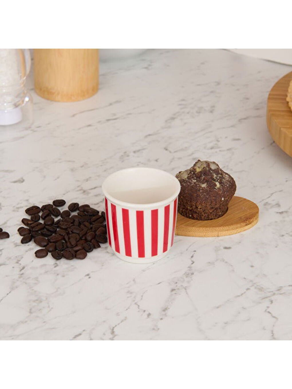 Kitchen Have Fun Espresso Fincanı - Kırmızı - 80 ml-1