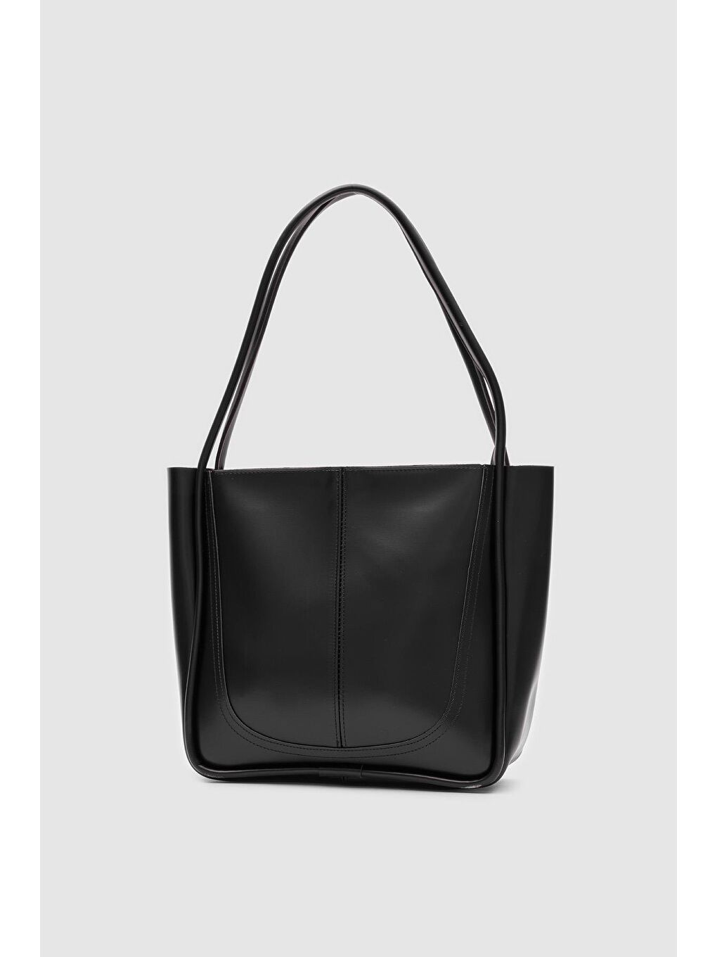 Moscow Çift Askılı Omuz Çantası Siyah-1