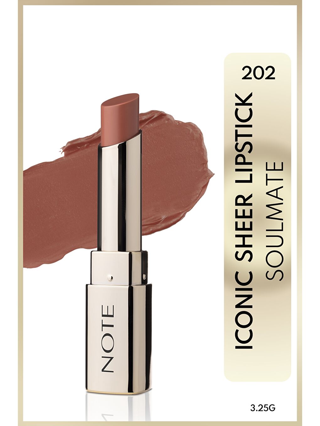 Iconic Sheer Lipstick Nemlendirici Parlak Ruj 202 Soulmate Nemlendirici Parlak Ruj - Nude