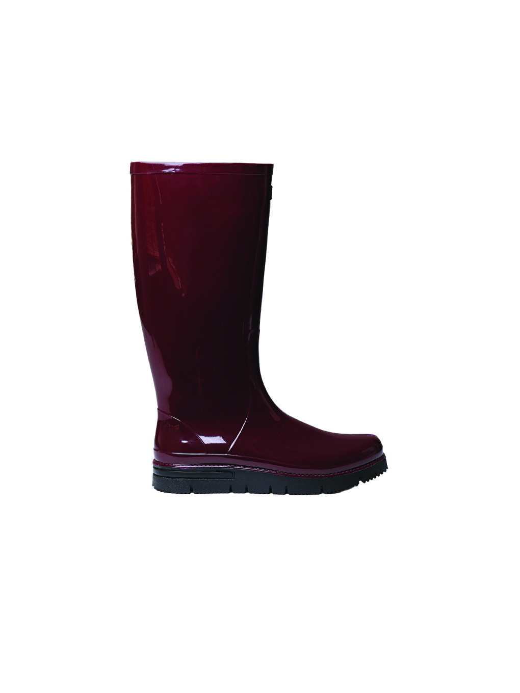 Mor Kadın Bordo Yağmur Botu