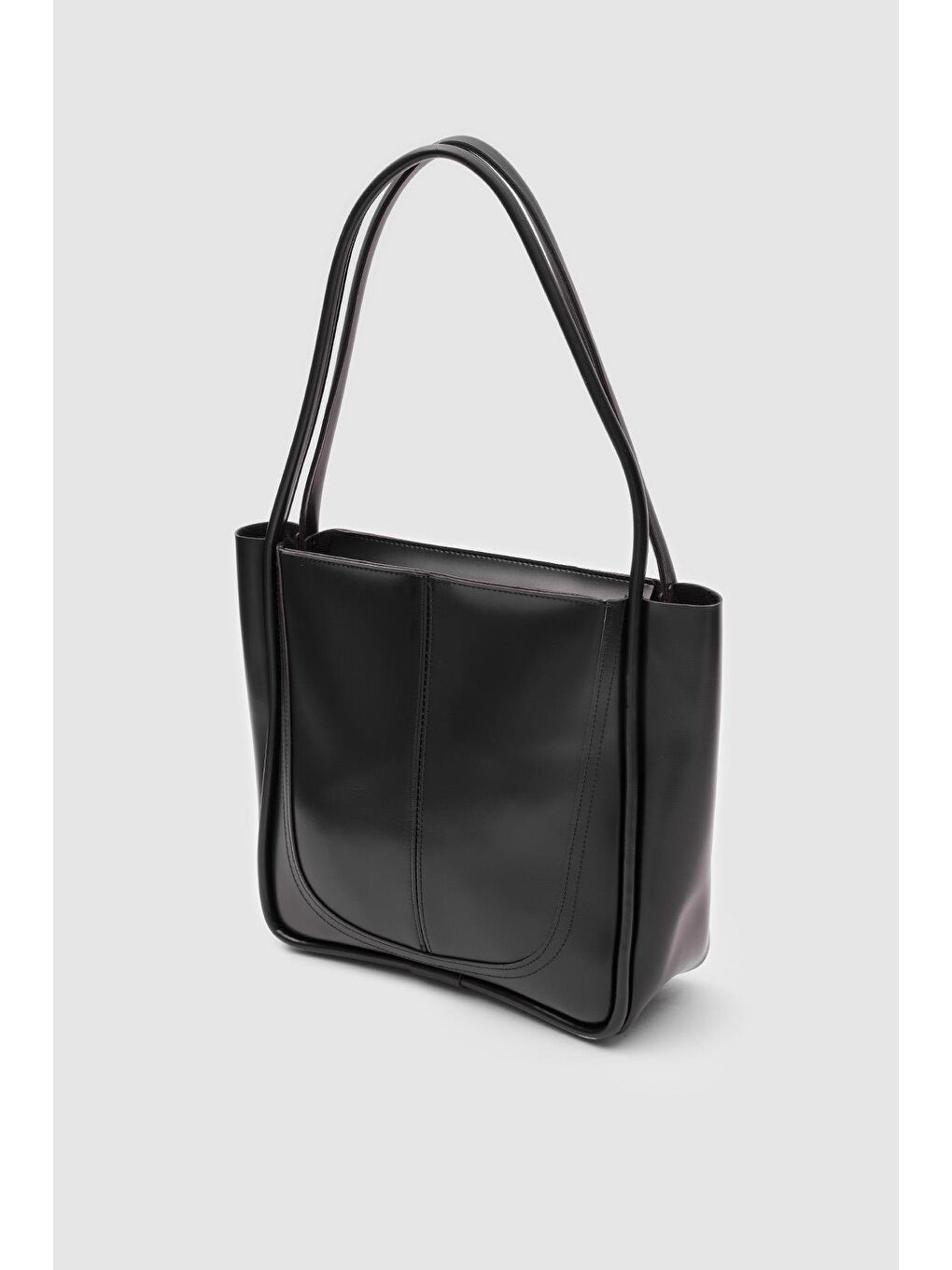 Moscow Çift Askılı Omuz Çantası Siyah-2