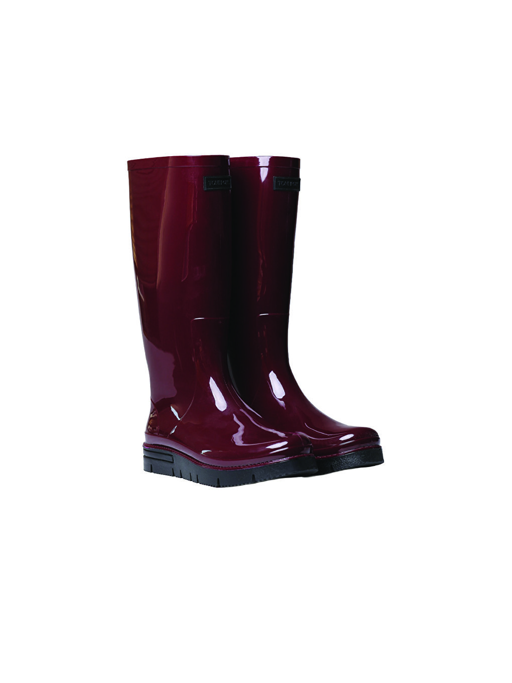 Mor Kadın Bordo Yağmur Botu-1