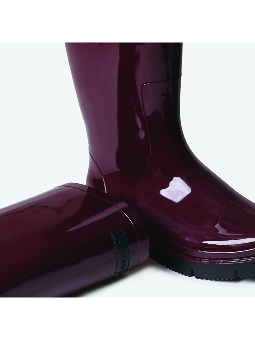 Mor Kadın Bordo Yağmur Botu-2