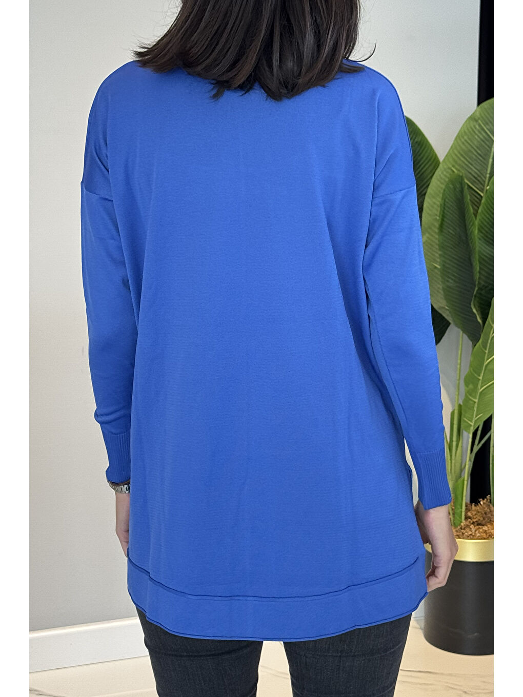Baisc Triko Tunik 2001 İndigo-2