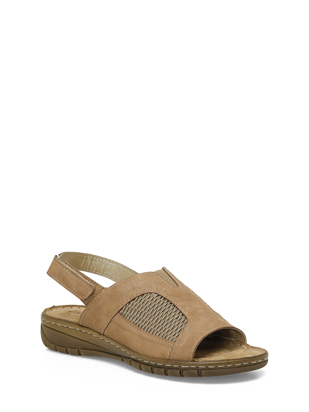 Kahverengi 166968.Z5FX Taba Kadın Düz Sandalet-1