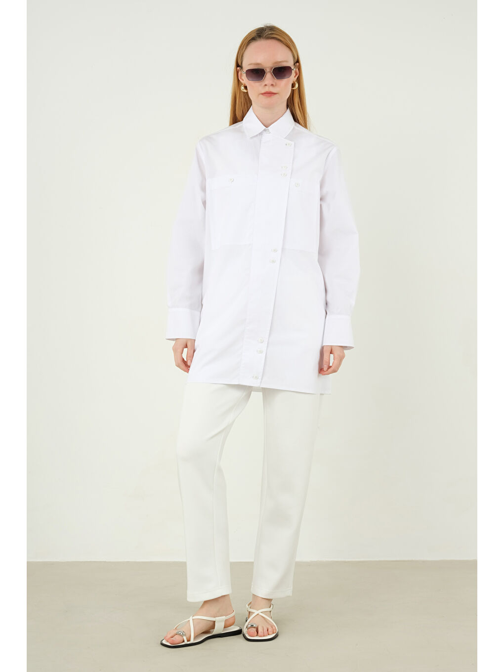 Scuba Pantolon Kırık Beyaz