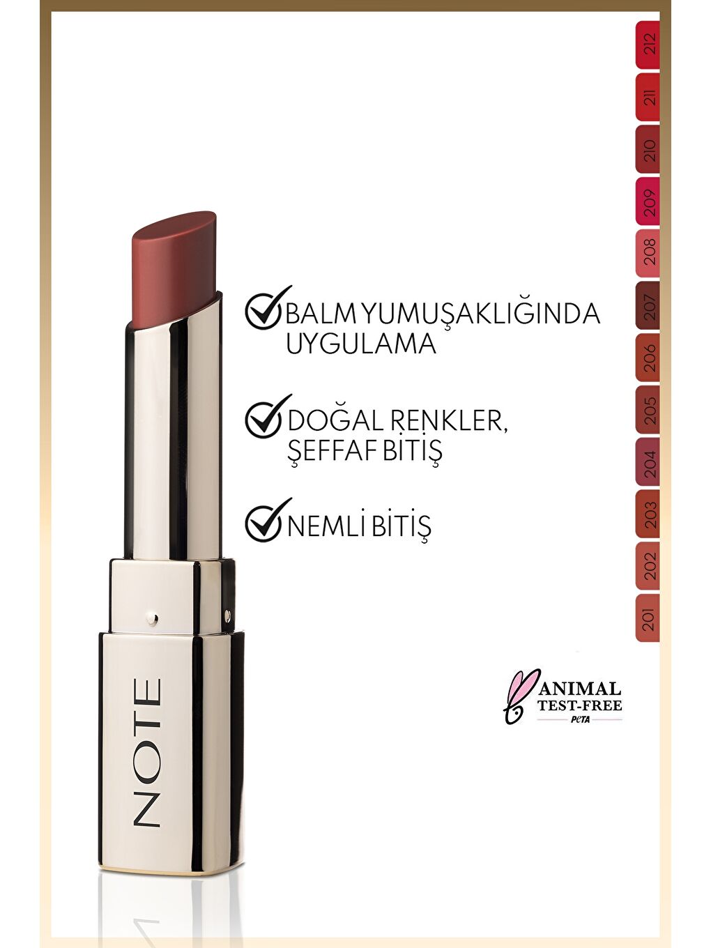 Iconic Sheer Lipstick Nemlendirici Parlak Ruj 205 Mystick Nemlendirici Parlak Ruj - Nude-1